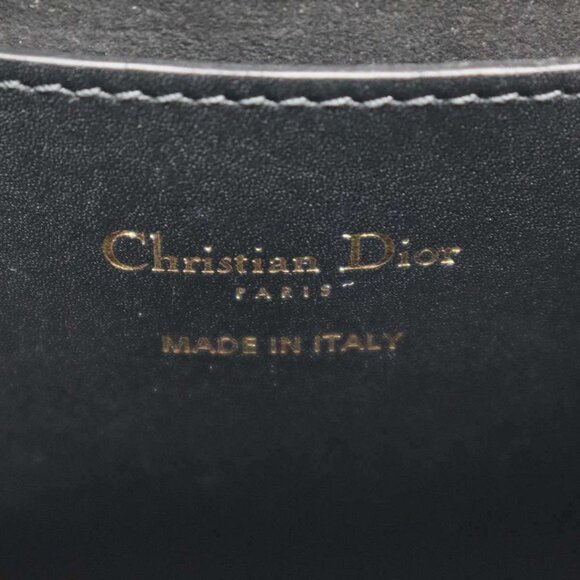 Christian Dior 24 SS Backpack Small Maxi Cannage Calfskin M3350 Uhow m900 Black